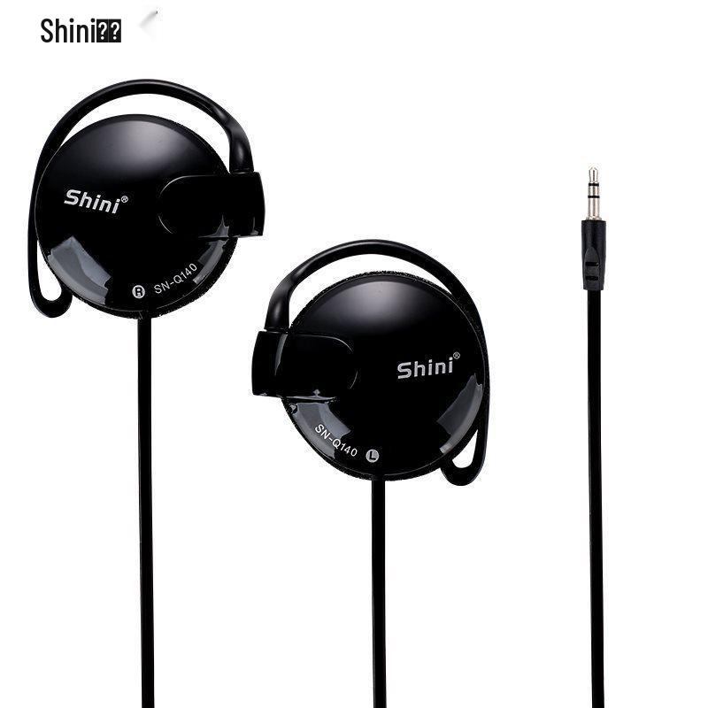 

Sports Ear Hook Headphones with HD Microphone, Heavy Bass, and Surround Sound for Music Monitoring
