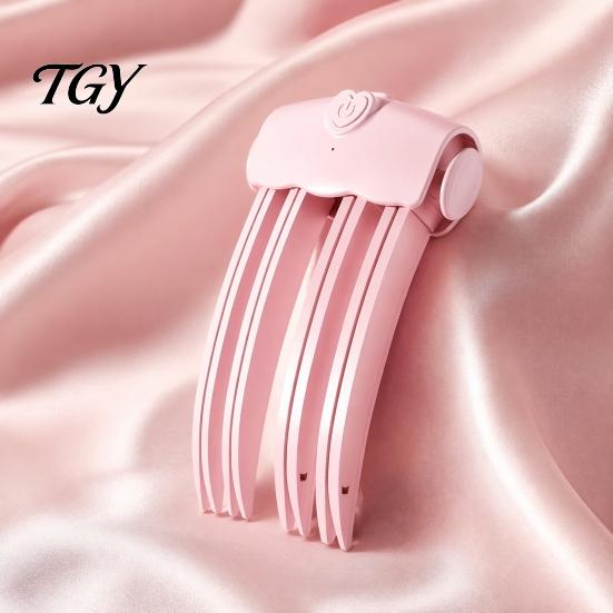 Electric Hair Volumizing Clamp 2Pcs Cordless Heated Volume Clip, Root Lifter Comb for Fine Flat Portable Clip Bangs Styling, USB Rechargeable
