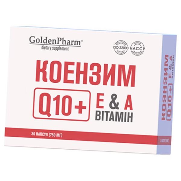 

Коензим Q10 для сердца, Coenzyme Q10, Golden Pharm 30капс (70519001) 30caps