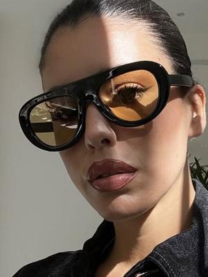 Retro Round Sunglasses for Women Men Vintage Oversized Pilot Frame Tea Color Lens UV400 Luxury Brand Trend Unisex Shades