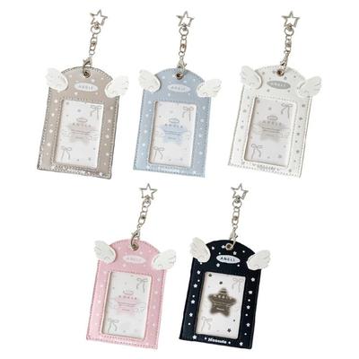 3 Inch Mini Photo Protector With Carry Hook For Backpacks Key Organizes Photo Card Pouches Photo Card Protector Sleeve