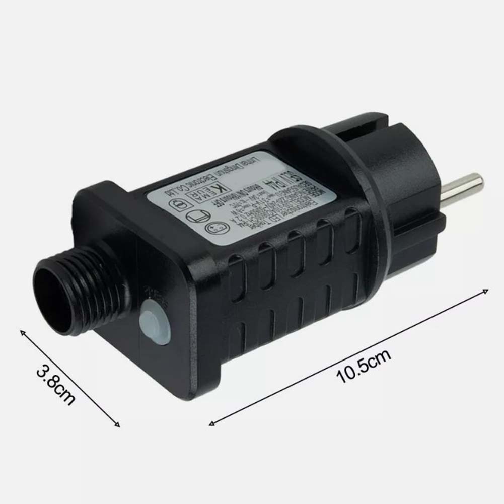 31V 3.6W EU-Plug Power Adapter LED Light Transformer Driver 8 Functional Lamp Driver Switch Adapter IP44 Waterproof Power Supply