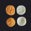 Mung Bean Cake Mold with 2 Seals Flower Mid-autumn Moon Cake Mold Set Hand Pressed Cookie Dessert Diy Pastry Baking Tool