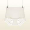 Women's Spring and Summer Thin 10A Antibacterial Crotch Free Crotch High Waist Full Hip Briefs