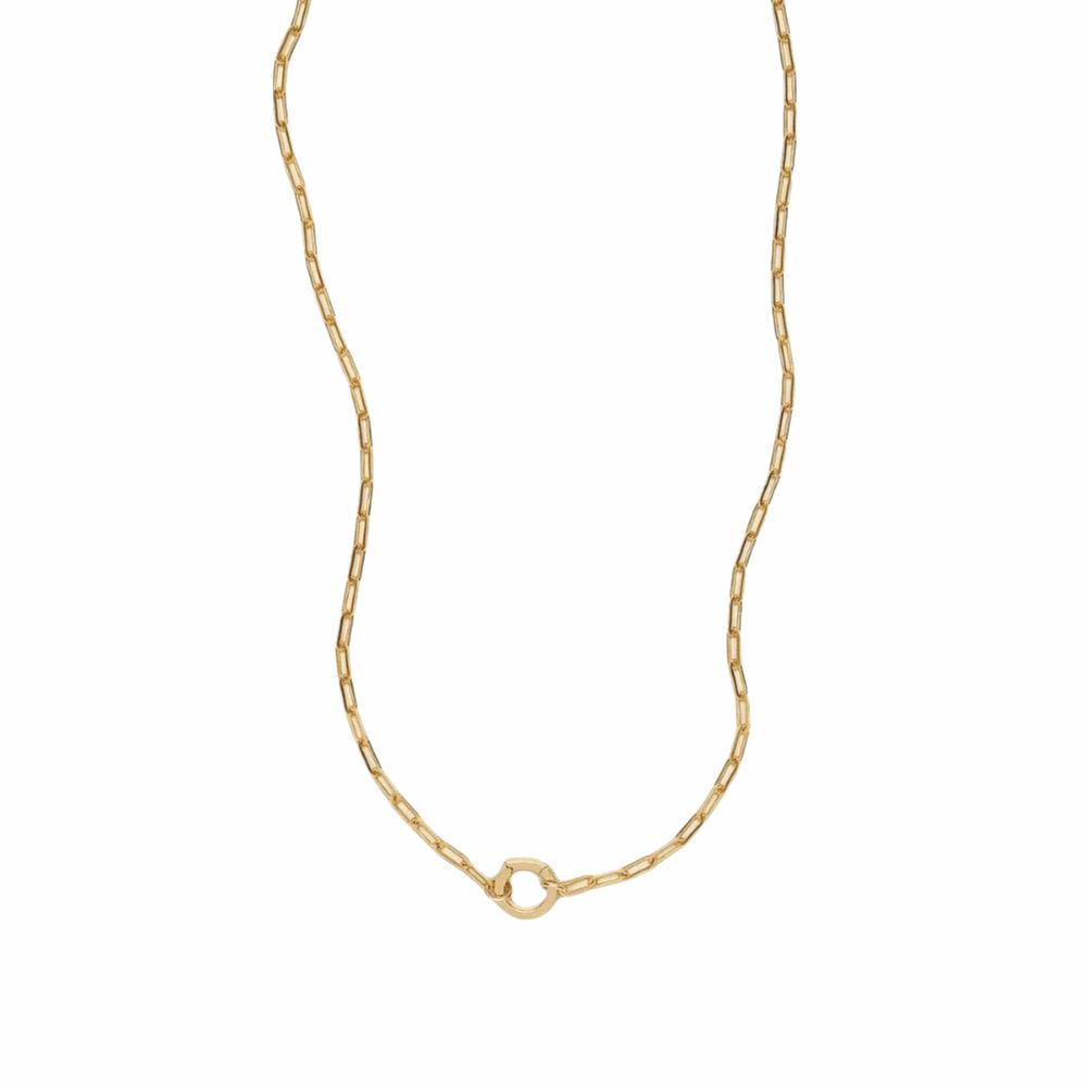 Colored Zirconia Birthstone Necklace Stainless Steel DIY Jewelry  For Women