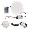 10W LEDs Recessed Lighting Downlight with IR Remote Control 16 Color 4 Flashing Modes Dimmable RGBW Floodlight Ceiling Light