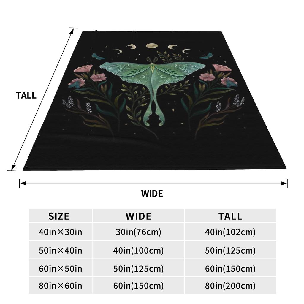Luna and Forester Blankets Breathable Flannel Sofa Throw Blanket for Home Bedroom Outdoor Throws Bedspread Quilt