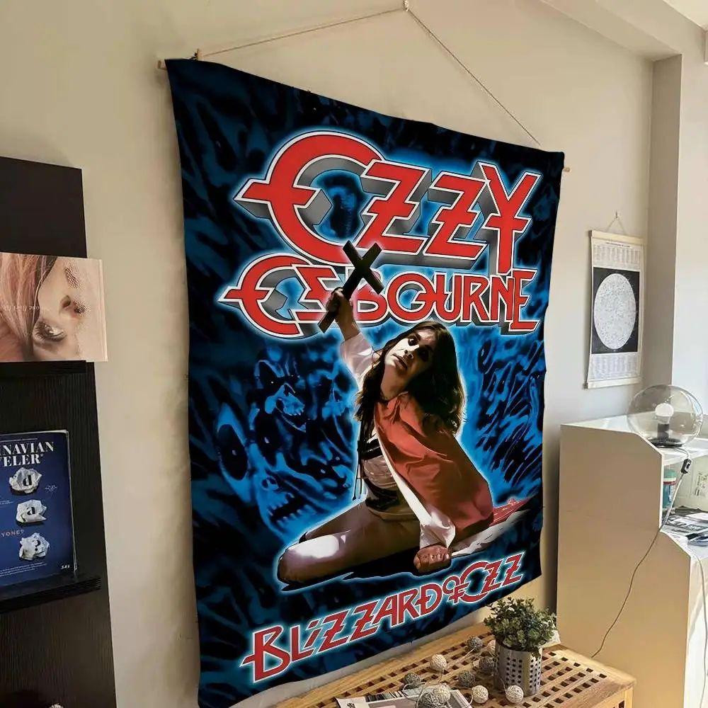 Tapestry heavy metal rock band Ozzy 75x100