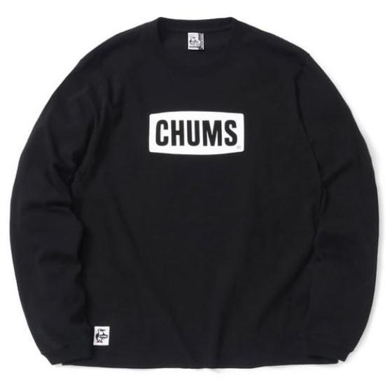 

Футболка с логотипом [Chums] L/S Футболка женская черная×белая