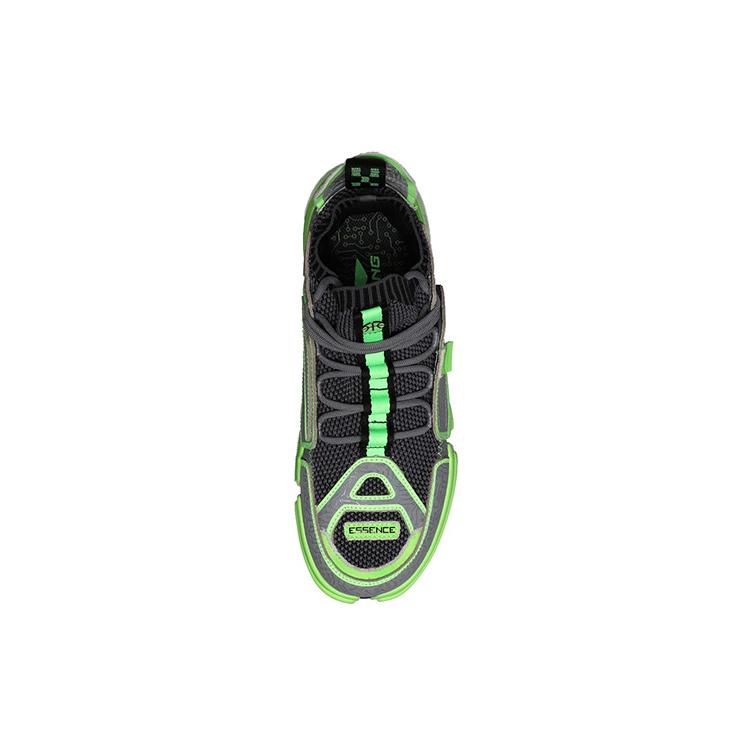 Li Ning Essence ACE Vintage Basketball Shoes Men's Mid top Neon Green AGBN069-3