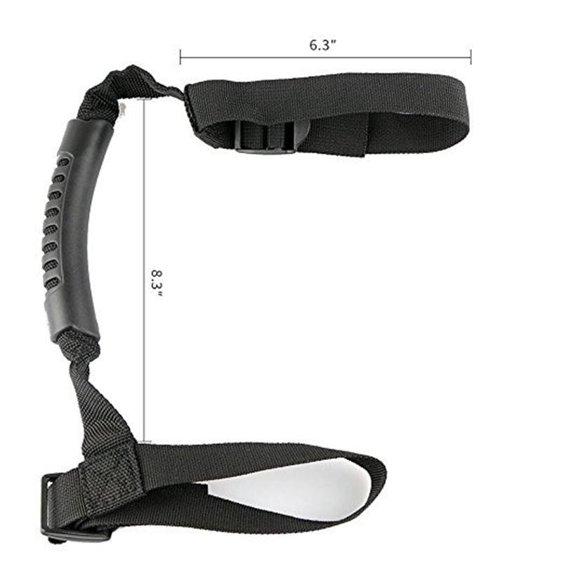 1PC Car Grab Handle For Jeep Wrangler YJ TJ JK JL JKU 1987-2018 Grip Bar Pulling Tab Auto Interior Safety Handrail Accessories