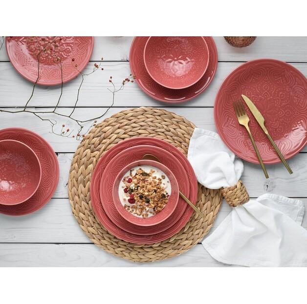 Набор столовой посуды CreaTable Orient Mandala Tafelservice-Set rot, 18шт (21630)