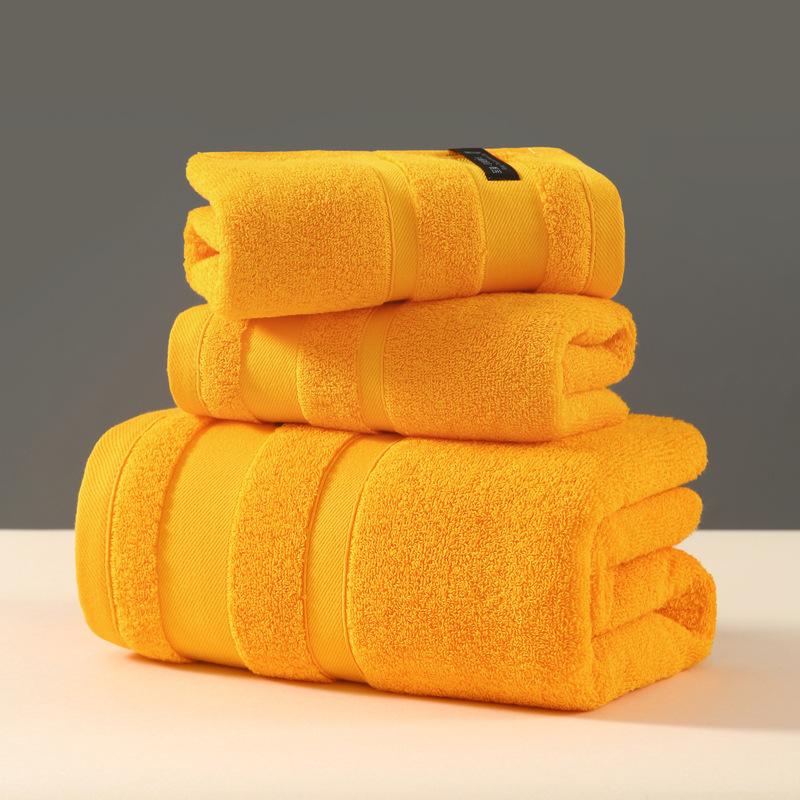 Stripe Towel Set Face Towel Large Thick Bath Spa Sports Towel Home 100% Cotton Bathroom For Adults Kids Hotel Serviette De Bain