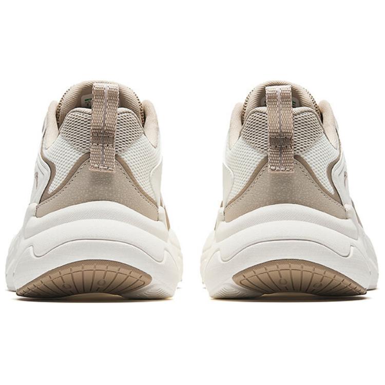 ANTA Men's Xingfeng Retro Chunky Dad Shoes Ivory White Light Khaki Off White 112528856-5