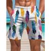 Printed Men's Casual Beach Shorts