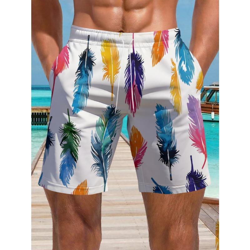 Printed Men s Casual Beach Shorts S