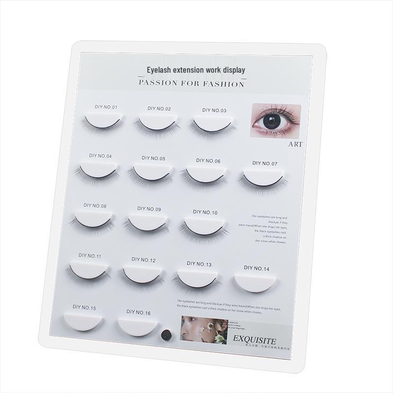 Eyelash Palette and Display Case - Dustproof Acrylic Showcase for Grafted Eyelashes