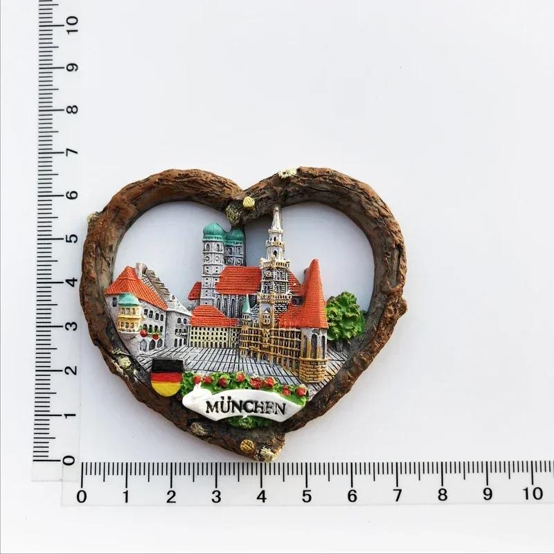 Germany Fridge Magnets Cuckoo Clock Mug Berlin Munich Dresden Frankfurt Freiburg Neuschwanstein Refrigerator Magnets Sticker