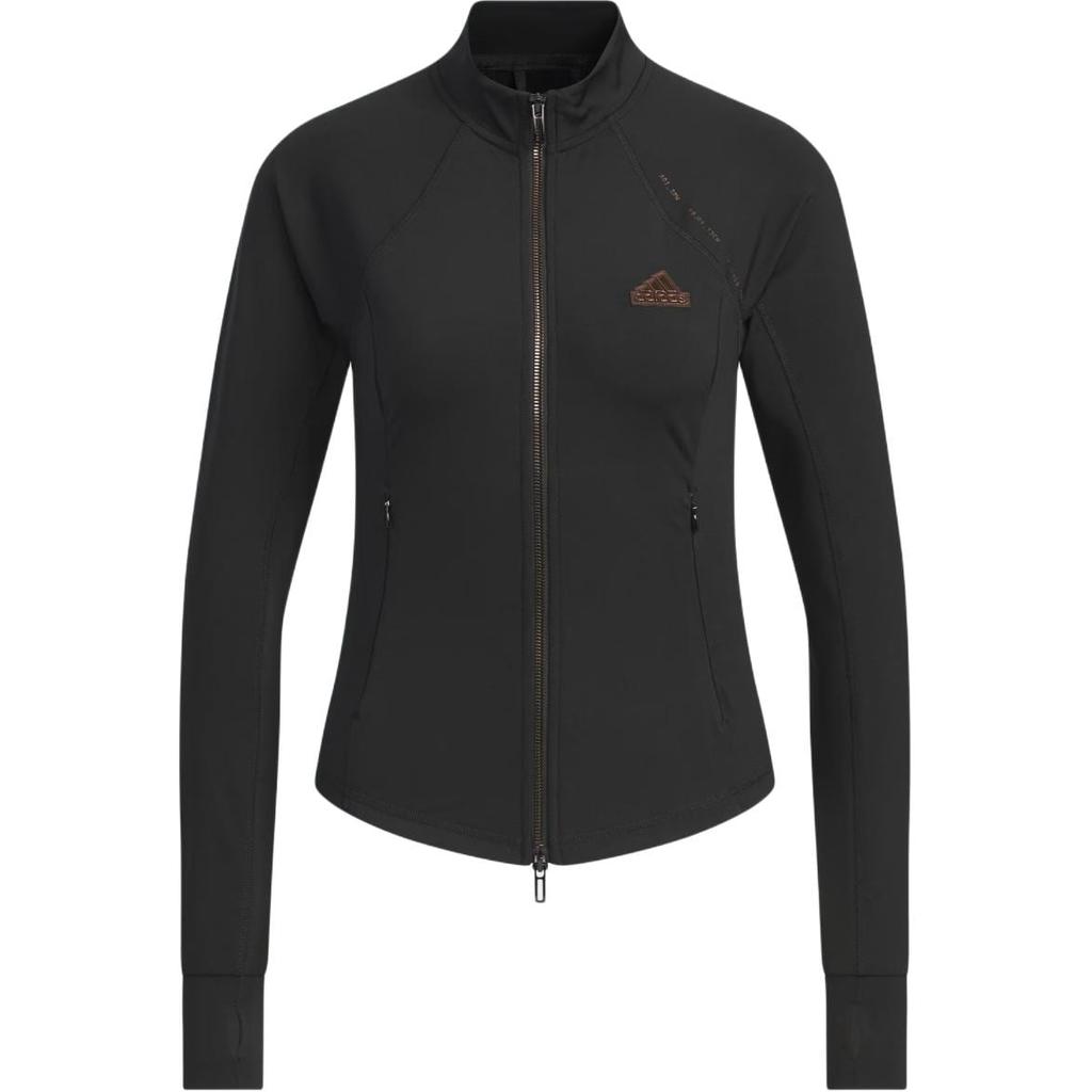 adidas TECH SLIM KNIT JACKET Women's Black JJ1115