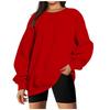 Sudadera con capucha informal holgada de cuello redondo para mujer, estilo europeo y americano, con terciopelo interior, tendencia 2025