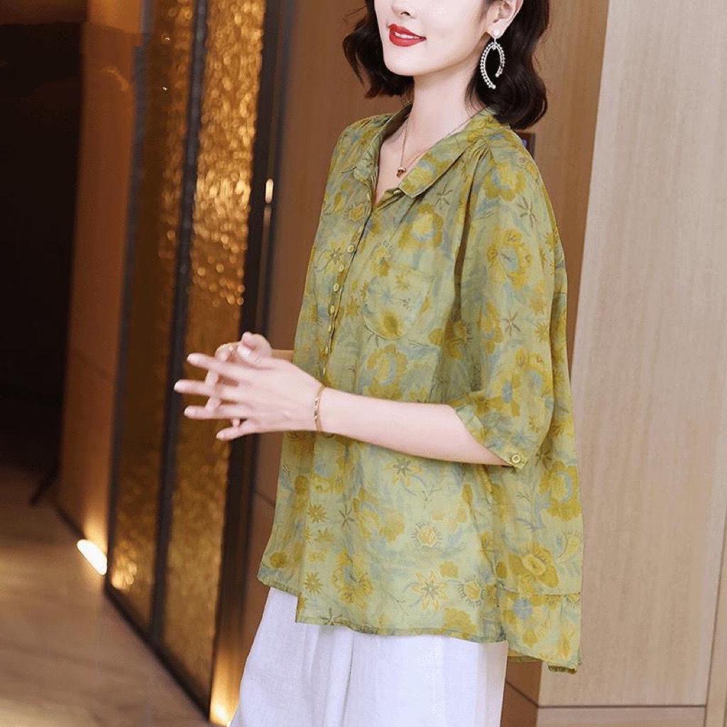 

Весенне-летние женские однотонные повседневные шифоновые блузки с длинными рукавами, рубашки с v-образным вырезом, модные топы, Blusas большого размера 4XL