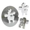 Christmas Elk Candle Molds Elk Shape Silicones Molds for Making Candle Soap