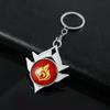 Genshin Impact Snezhnaya Feuerelement Gottauge Moe Schule Kultureller Schlüssel Mobiles Foto Souvenir [Sizuuenn] Schlüsselanhänger, Leuchtend, Cosplay, Merchandise,