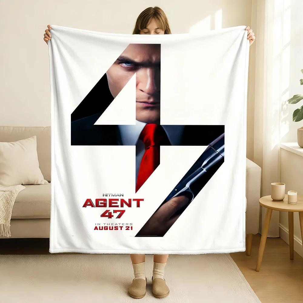 

HHitman Agent Movie Blanket Soft SkinFriendly Comforter for Couch Bed All Seasons Nap Bedspread 40x50in