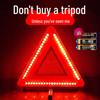 Compact Foldable Reflective Triangle Warning Sign for Car Emergencies