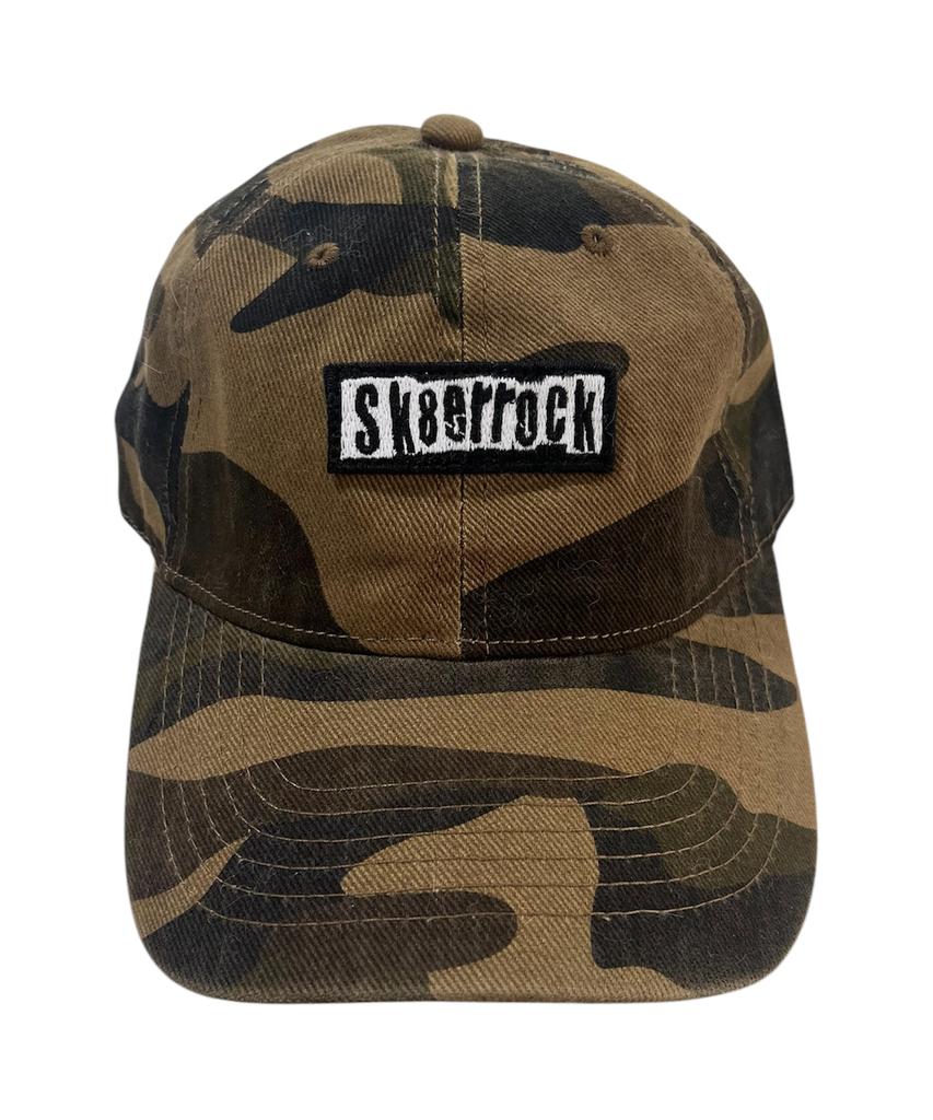 SK8ER ROCK Sk8 Camouflage Ball Cap ((Brown))