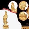 Posąg Guan Yin Chińska Dekoracja Buddyjska Figurka Kuanyin Rzeźba Kobiety Buddy Feng Shui dla