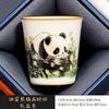 Ru Kiln Cute Panda Cola Cup Teacup High-End Exquisite Master Cup Single Cup Open Piece Can Raise Tea Cup Kung Fu Tea Set
