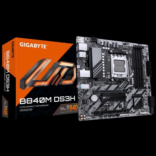 GIGABYTE B840M DS3H Mainboard - AMD B840 - AMD AM5 - DDR5 RAM - Micro-ATX - Bild 9