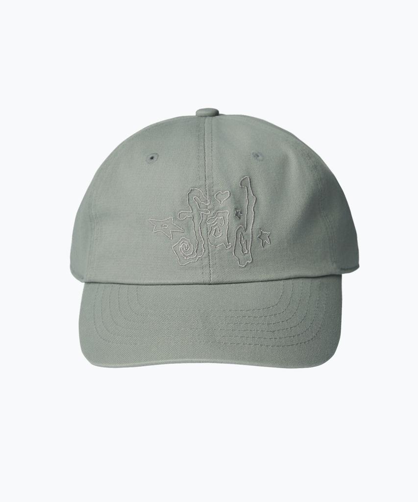 Epeueidi Drawing Logo Ball Cap (Gray)