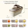 Multi-Functional Vegetable Slicer Manual Garlic Grinder  for Crushing Spices Herbs Garlic