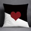 Golden Lace Letter Series Pattern Decorative Pillowcase, Square Home Office Decoration (45Cm * 45Cm)