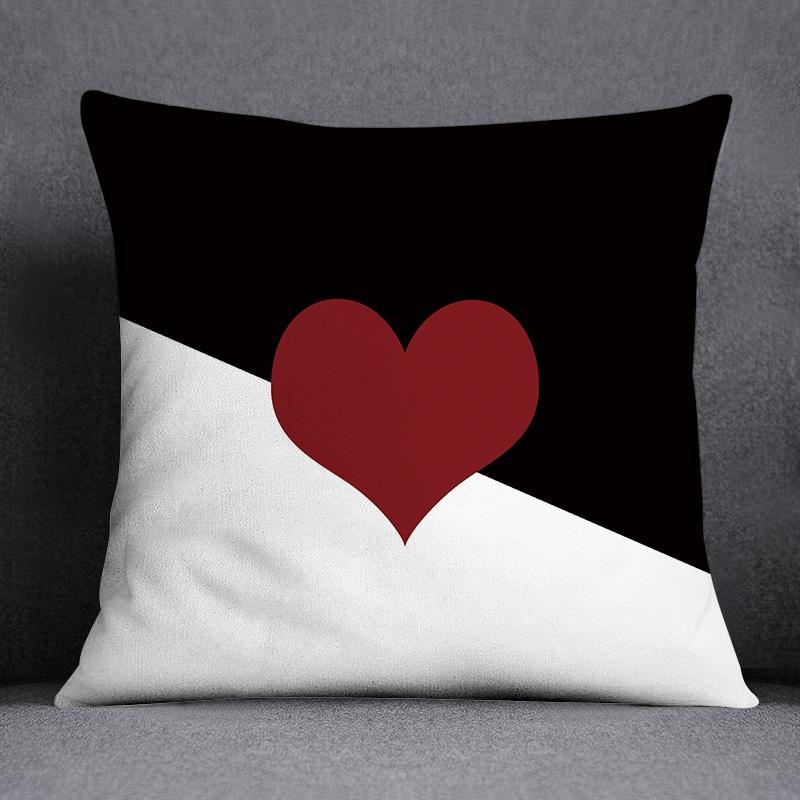 Golden Lace Letter Series Pattern Decorative Pillowcase, Square Home Office Decoration (45Cm * 45Cm)