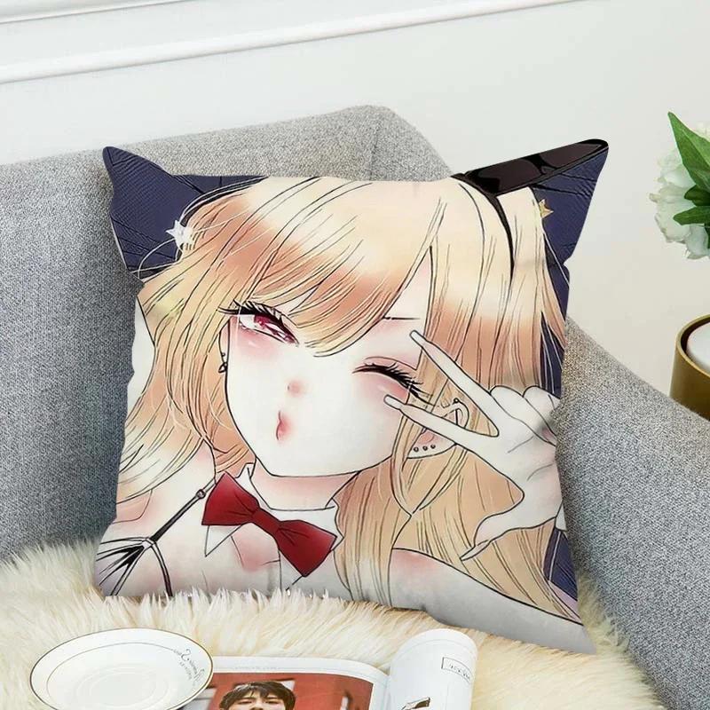 Pillowcases 40*40 Decor Marin Kitagawa Pillow Cases Decorative Cushion Covers for Pillows Pillowcase 45*45 Room Cushions Cover