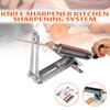 4 Stück Silber Küche Edelstahl Messerschärfer Professioneller Messerschärfer Schärfen Fix Fester Winkel + Steine Wetzstein