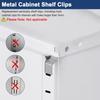 Heavy Duty Shelf Clip Set of 10 Steel Corrosion Resistant for Fixing Wobbly Shelves In Adjustable Racking Systems