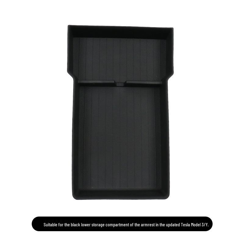 Tesla Model Y/3 Center Console Organizer: Lower Layer Armrest Storage Tray
