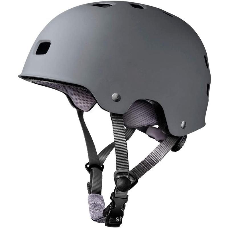 Skateboard Helmet Adults Adjustable Cycling Helmet Kid Sturdy Ventilation Multi-Sport Scooter Ice Skating Rollerblading Teenager