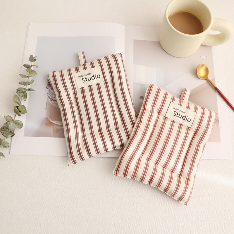 19,5x15cm Kaffeetassenuntersetzer Einzigartig Rechteckig Anti-Rutsch Streifenmuster Hitzebeständig Isolierend Zuhause Tischdekoration Zubehör
