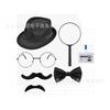 Costumi da Agente Segreto per Cosplay Vestiti di Sicurezza Accessori Occhiali da Sole Distintivo Set di Auricolari