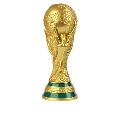 13cm Voetbal Trofee Replica Decoratief Beeldje Wereldbeker Stijl Prijs Model voor Sportliefhebbers en Verzamelaars Display