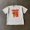 2025 Summer Retro Harajuku Fashion Tee Women Cotton T-shirt Y2K Loose Street Letter Unisex Printing Short Sleeve Casual T-shirt
