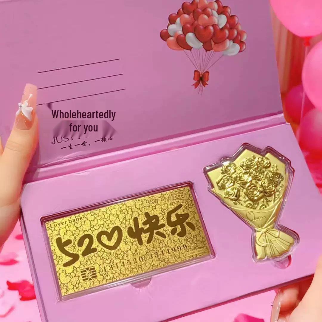 Gold 520 Valentine s Day Rose Flower Goddess Creative Gift