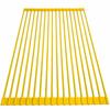 Urban Field Folding Dish Drainer, Kitchen Sink Drainer, Heat-Resistant, Non-Slip, Space-Saving, with Dish Drainer Net (Yellow, 1 Piece)