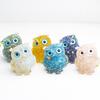 1Pc Natural  Cute Animal Image Macadam Drip Glue Owl Household Supplies Desktop Ornament