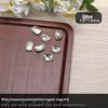 Nail Art Rhinestones: Transparent Pointed Hearts, Axe Heads, Square Rock Candy - Super Shiny Press-on Decorations